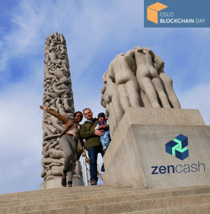mrceebo's tweet photo. #greetings from #norway and ready for tomorrow @blockchangers with the Oslo Blockchain Day 2018 #OBD18 for spreading latest news from @zencashofficial https://t.co/1ULwE2uIUP