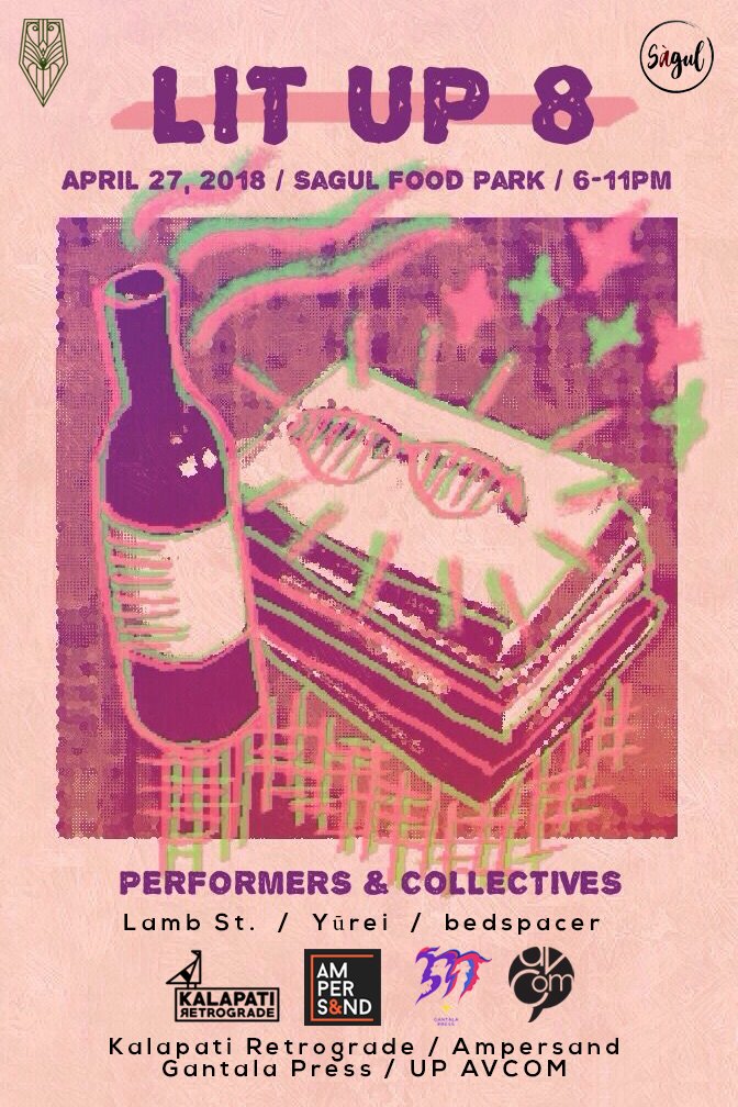 UPWritersClub's tweet photo. ✨ UP Writers Club presents LIT UP 8 ✨
APRIL 28, SAGUL FOOD PARK, 6PM TO 11PM
🎶 MUSIC &amp; ZINES 📚 https://t.co/6qCdQcbAho