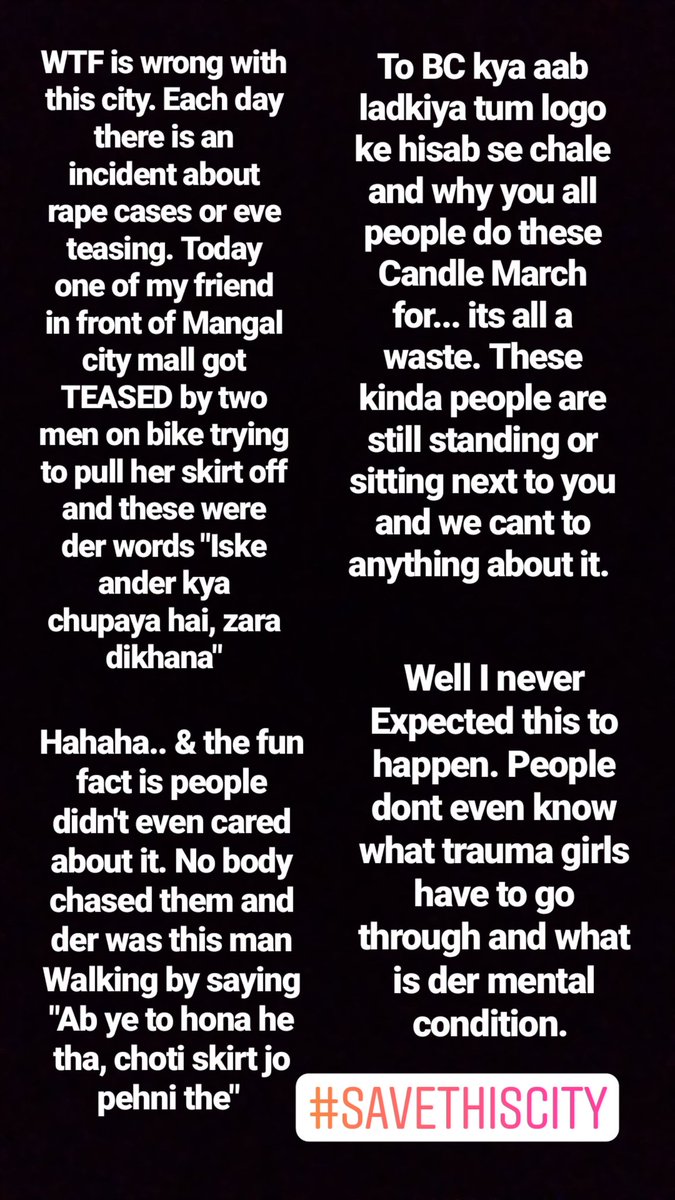 MyDJ17's tweet photo. Fuckin #retards are still out in open.. People of Indore have to do something. #SaveThisCity #EveTeasing #rape #Indore #harassment @ChouhanShivraj @PoliceIndore @SharmaAakarshi https://t.co/kpv6qEdyc3