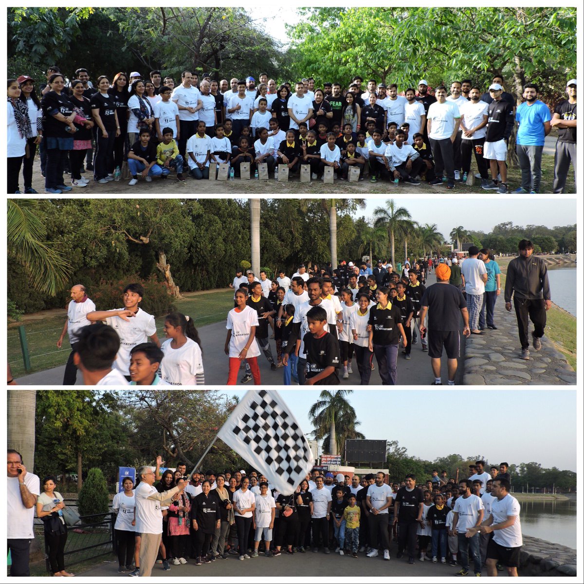 #YiChandigarh organised a 5km #Walkathon to create buzz around benefits of walking on #WorldEarthDay at Sukhna Lake, Chandigarh.Over 150 families of industry body at CII participated along with Coordinators from <a href="/YiYuva/">YiYuva</a> students and Underprivileged Kids from Kaimbwala.
<a href="/YiTweets/">Young Indians (Yi)</a>
