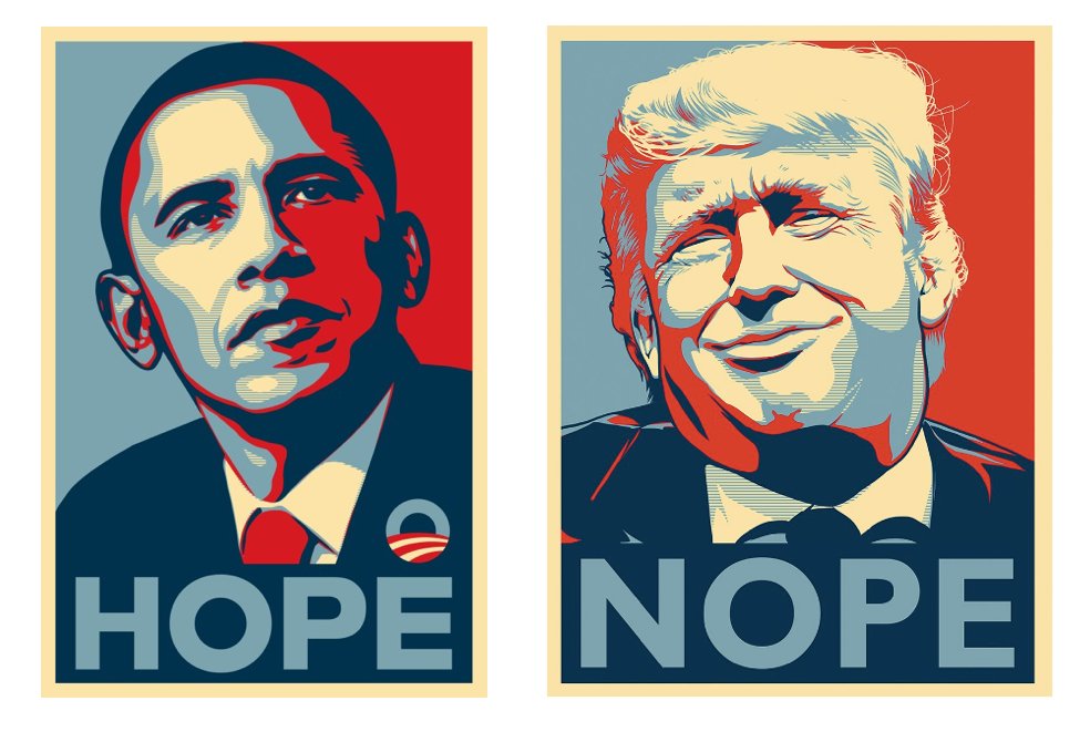 ARTICULATE ANGER bit.ly/2vId4n0
@JimCarroll7's sharply observed post about ‘Hope to Nope: Graphics and Politics 2008-18’ <a href="/DesignMuseum/">the Design Museum</a> is a #mustread