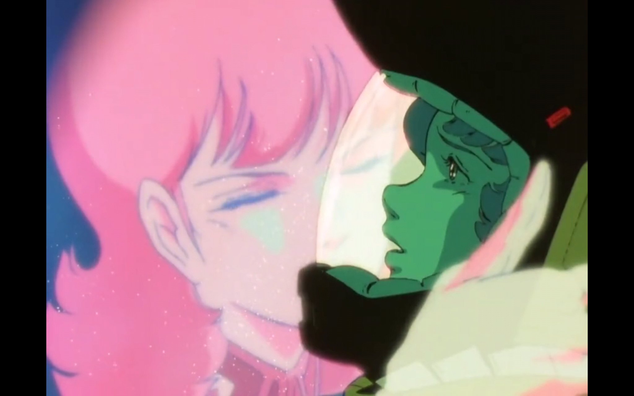 Tramokei ひまわり Dmc ハマーン ジャミトフ シロッコの会談が始まった 会談はシャアの襲撃により中止 シロッコはジャミトフ暗殺に成功する そして シロッコを狙ったカツのビームはサラに Zガンダム第４６話 シロッコ立つ サラは許しても