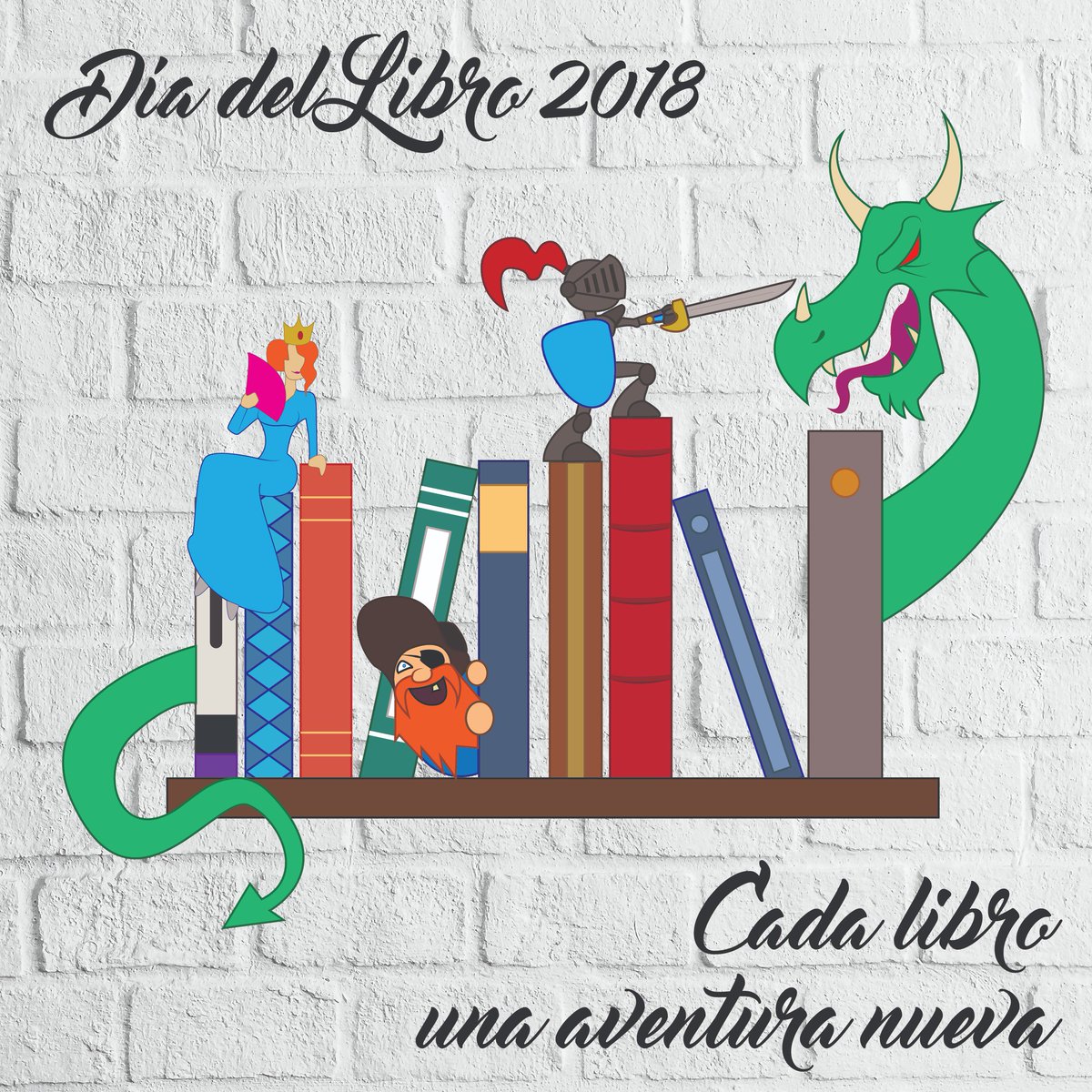 BubangoDesign's tweet photo. ¡Cada libro una aventura!
#DiaDelLibro https://t.co/Hjg6B5JxIp