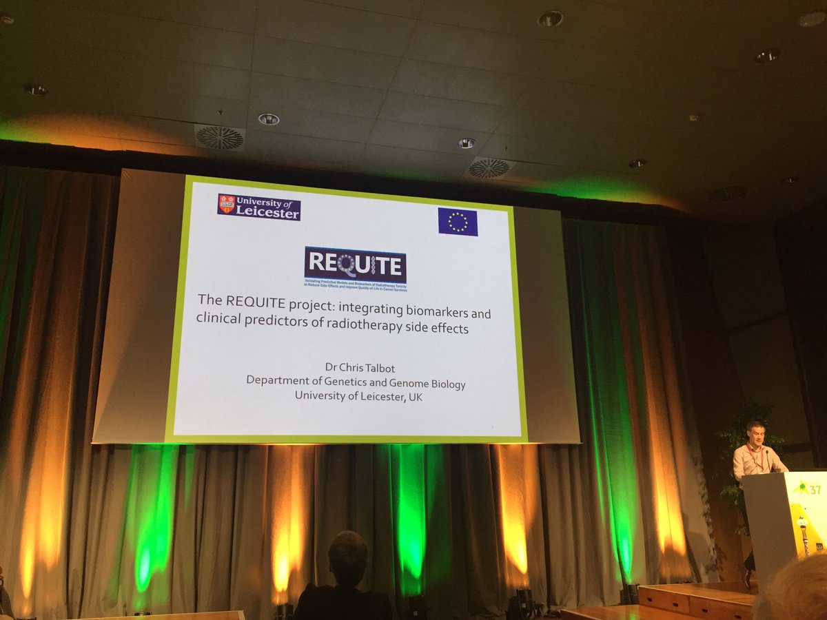 SaraGutierrezEn's tweet photo. Updating @RequiteProject in #ESTRO2018 by Chris Talbot https://t.co/c2yQZ0Ply8