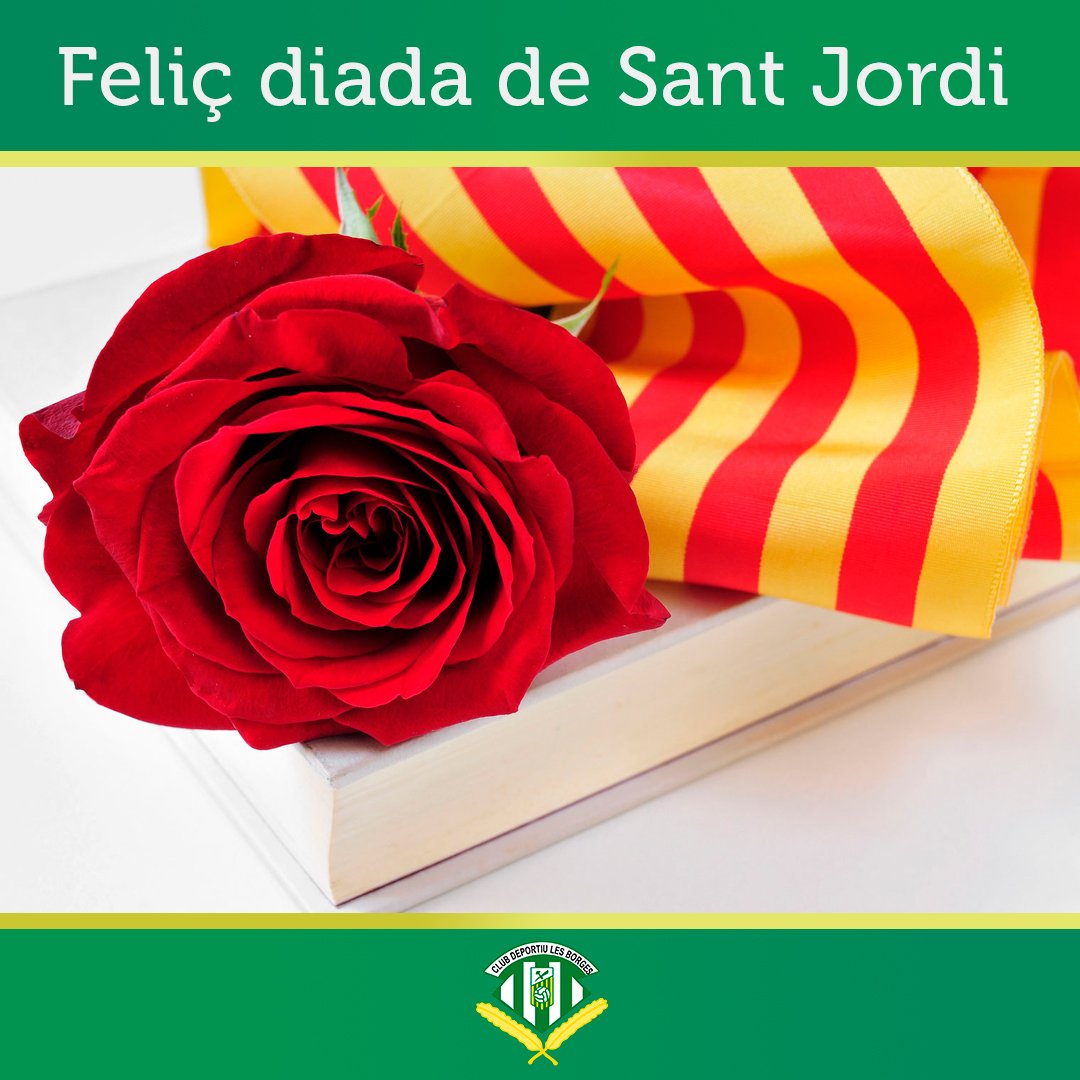 cdlesborges's tweet photo. Hola Borgencs i Borgenques! Feliç diada de Sant Jordi i felicitats a tots els Jordis! #santjordi #futcat #cdlesborgesdelcamp https://t.co/oJKgzIqThT