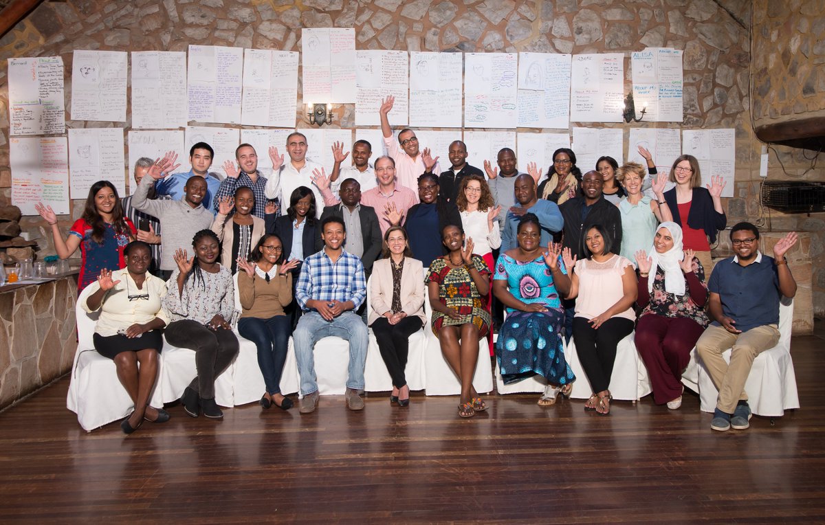 AfricaSLP's tweet photo. A very enthusiastic and fun ASLP 2018 group photo!
Our 21 Fellows from 13 African countries #aslp4 #UnitedWeStand #Africa #Science #aslpFamily #Leaders @UPTuks https://t.co/pAiiHtB9ff