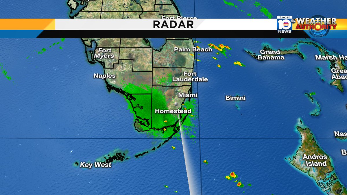 Grab the rain gear scattered showers will be in the forecast again today. Keep it tuned to local10 for more. https://t.co/mFmq71pX25