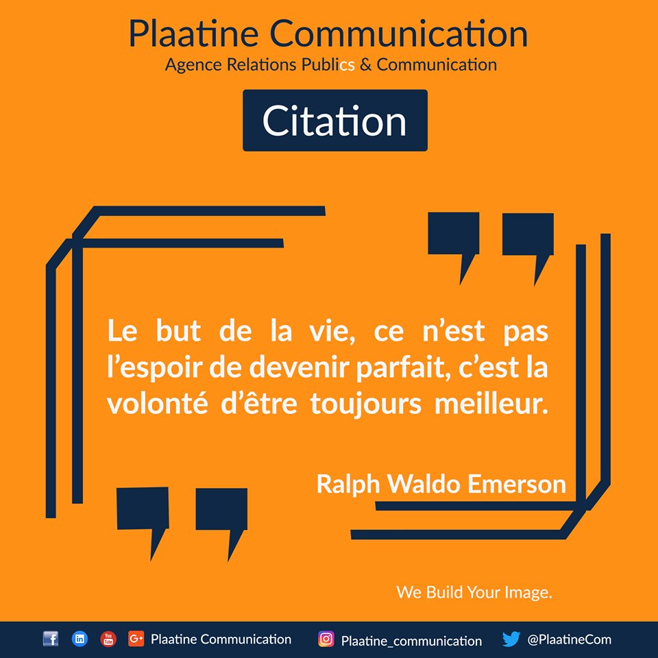 PlaatineCom's tweet photo. Excellente semaine chers Plaatineers!
#PlaatineCommunication #WeBuildYourImage #RelationsPubliCS #ConseilsEtStratégies #RelationsPresse #CommunicationDigitale #ReseauxSociaux #MarketingDigital #CommunityManagement #DigitalManagement #BonneSemaine #Citation #CIV225 https://t.co/2O402xmnke
