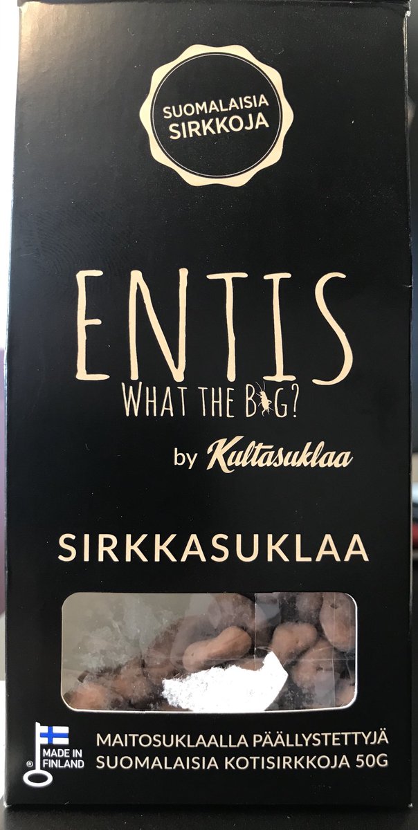illordrolli's tweet photo. Toimistolla herkutellaan suklaasirkoilla. Nam!
#suklaasirkka #bugwithus #entis #bugfood #suklaa #ötökkäruoka https://t.co/GcxFPKjmHg