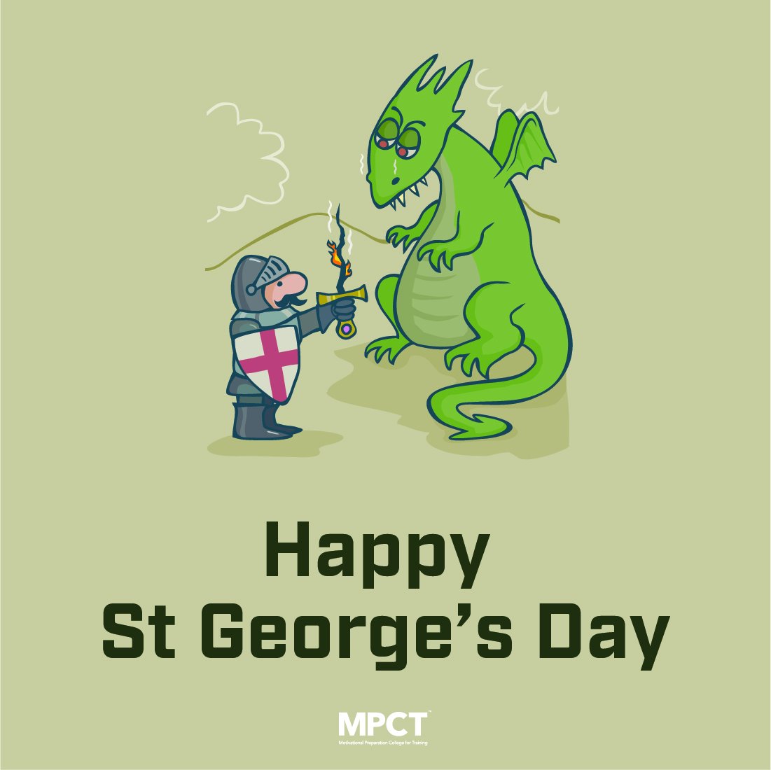 Mpct On Twitter Happy St George S Day Stgeorge England Dragon