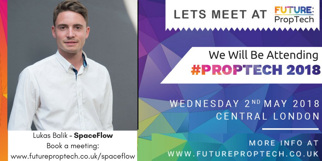 Spaceflowapp's tweet photo. Are you going to @_futureproperty? We are! Book a meeting with us at https://t.co/9MGOHiasrz. #PropTech2018 #FuturePropTech2018 #office #DisruptOffice #CREtech #cre #commercialrealestate #realestate https://t.co/PqREPHLUS8