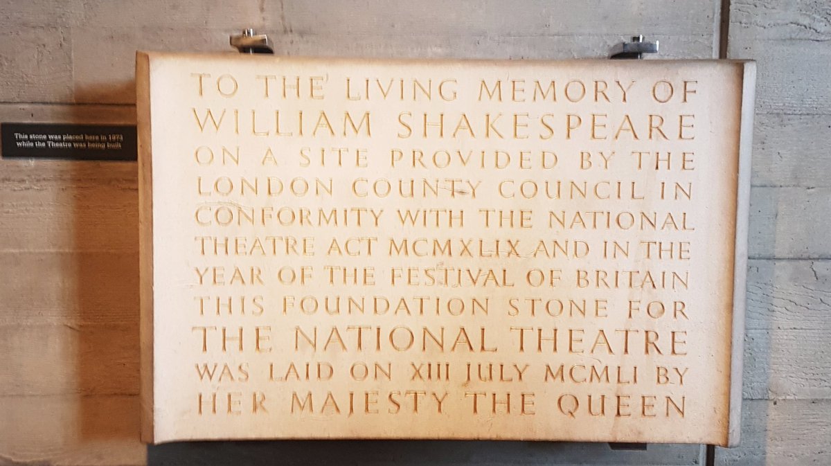 It's #ShakespearesBirthday today. Did you know our foundation stone was laid in his memory?