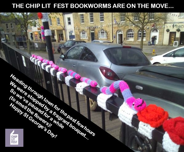 It's all coming up roses for the #ChipLitFest #bookworms this #StGeorgesDay!