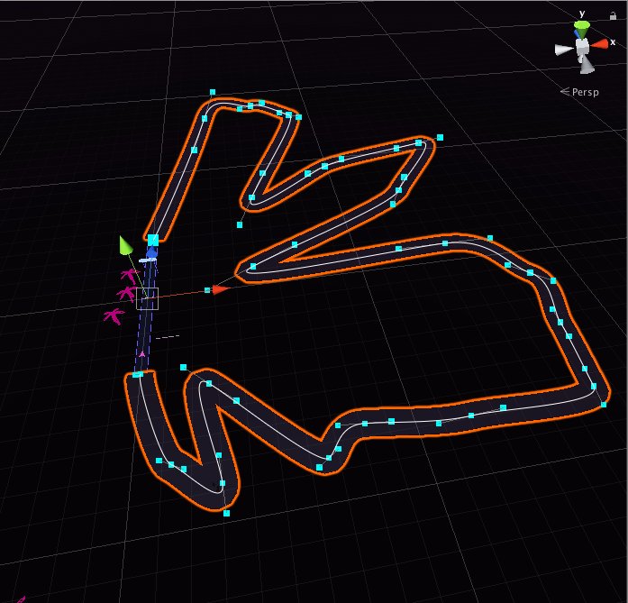 johnplewe's tweet photo. chose the simplest first algorithm that came to mind while I was setting up the random track generator: just sweep around in an arc sending points out at random distances. def not the final answer, but it does a good job not self-intersecting
#trackwave #gamedev https://t.co/9xh5vT813F