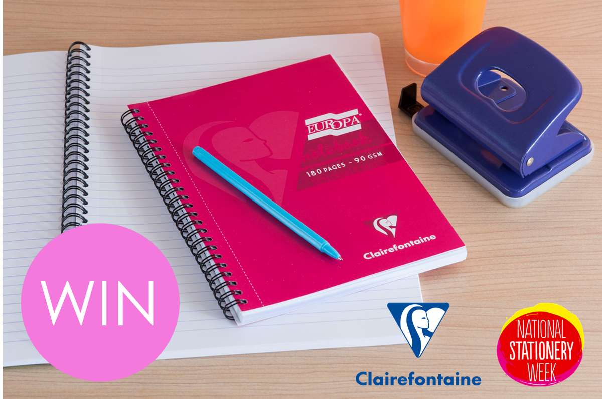 ClairefontUK's tweet photo. To celebrate #NationalStationeryWeek we've decided to #giveaway FIVE Clairefontaine Europa notebooks!
#Follow us and #RT for the chance to #win this amazing prize  📒

Good Luck! 

https://t.co/R6FKFriQuI

#writingmatters #fridayfeeling #NatStatWeek #CompetitionTime https://t.co/NzLwRNgVN4