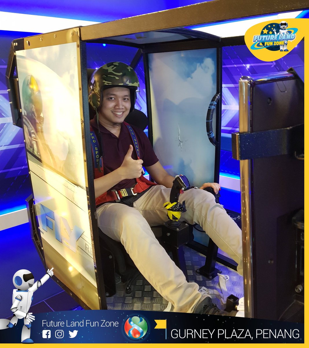 futurelandfz's tweet photo. Escape from reality to different dimensions. Experience 360˚ Flight / ExoJet / VR Car Simulators, VR Hero, Mirror Maze, 6D Cinema, 9D VR Coaster and more!

Visit us in:
- Gurney Plaza, Penang
- Berjaya Times Square Theme Park
- The Mines Shopping Mall
- Paradigm Mall, Johor https://t.co/Ts5k8c9x4M