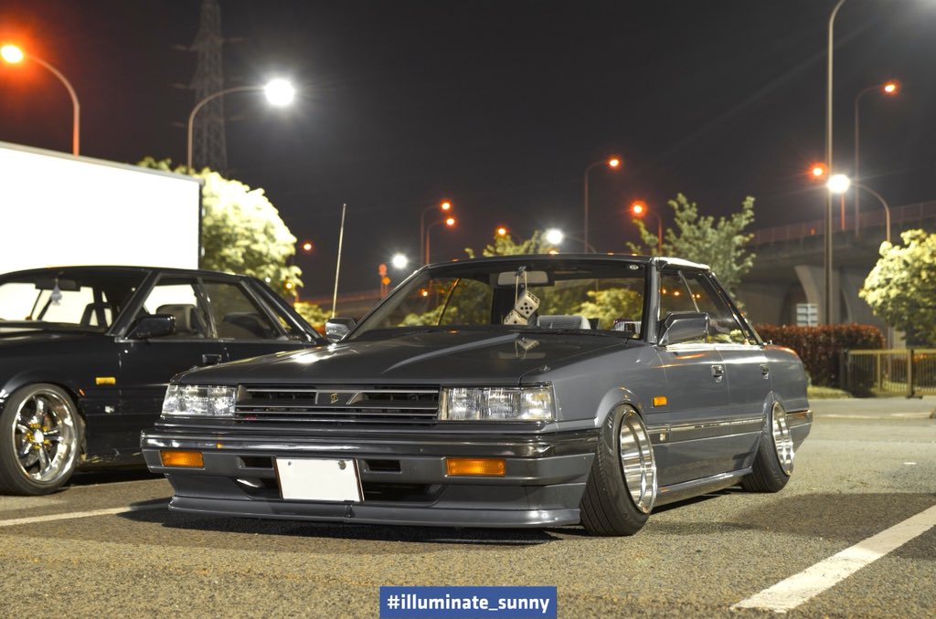 illuminatesunny's tweet photo. どシャコタンな、前期HR31。
#illuminate_sunny #Nissan #NissanSkyline #Skyline #R31Skyline #日産 #日産スカイライン #スカイライン #R31 #HR31 #前期 #フロント9J #リア10J #TheMackShow #マックショウ #旧車 #JDM #Shakotan #シャコタン #車高短 #フォーカスレーシング https://t.co/30L7ybKRMx