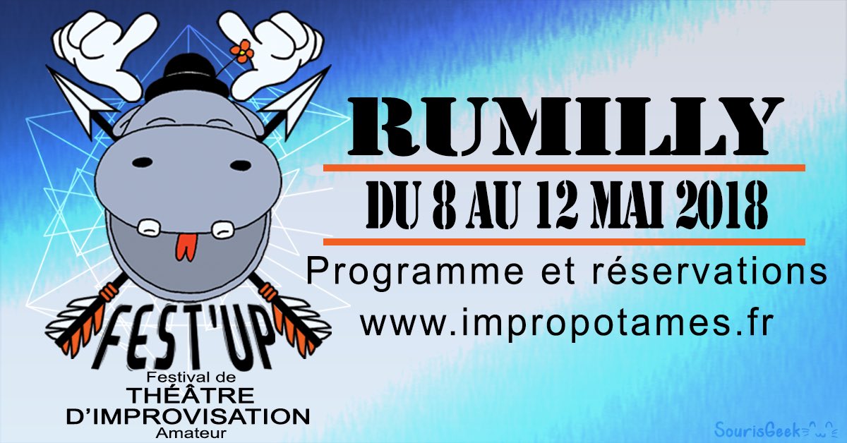 LesImpropotames's tweet photo. On n’oublie pas de réserver ces places pour le #FestUp !!! #Rumilly #Impro #festival https://t.co/QsTaUGgh8q