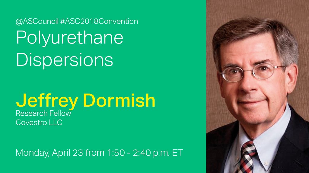 coreyafowler's tweet photo. Are you curious about the #chemistry?  Check out Jeffrey Dormish at #ASC2018Convention this week. Don't miss it on April 23! https://t.co/R8c7ejFctJ