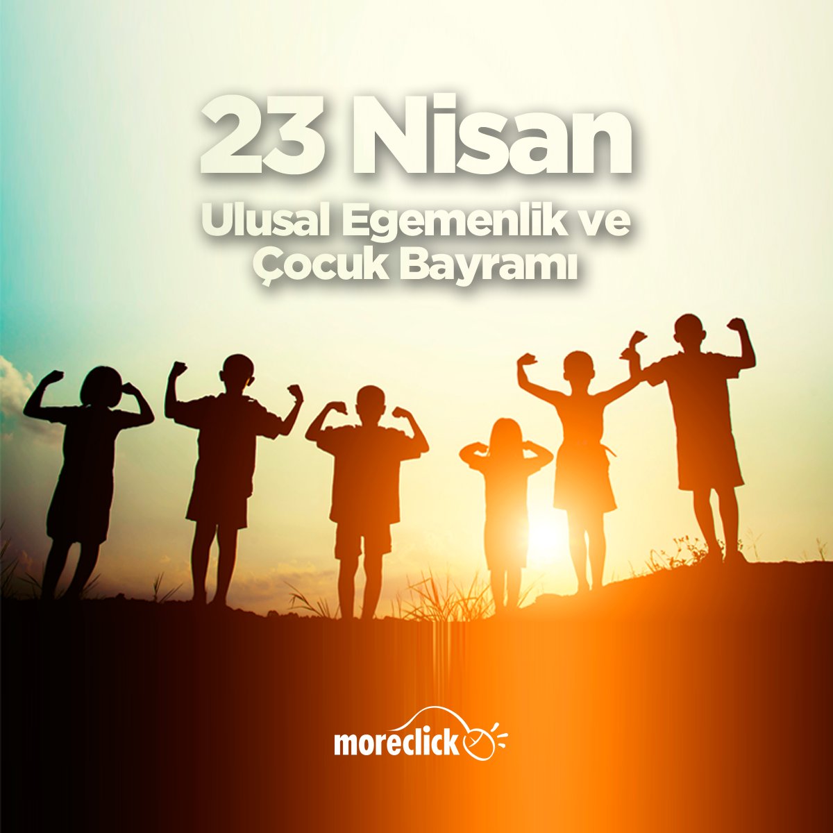 MoreClick's tweet image. 23 Nisan Ulusal Egemenlik ve Çocuk Bayramı Kutlu Olsun 👨‍👩‍👧‍👦🇹🇷 #23Nisan