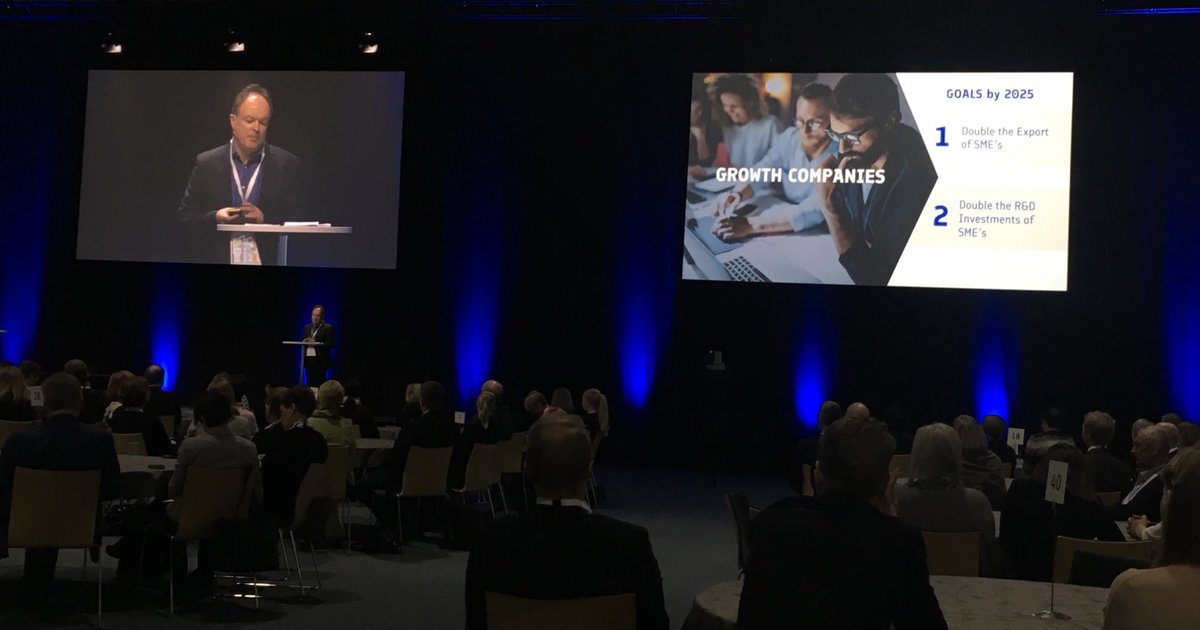 antti_engineer's tweet photo. @ReijoKangas and simple targets of @BusinessFinland :
Double exports of Finnish SMEs.
#WorldIdeasWeek
#BusinessFinland https://t.co/KPP1qIEVNX
