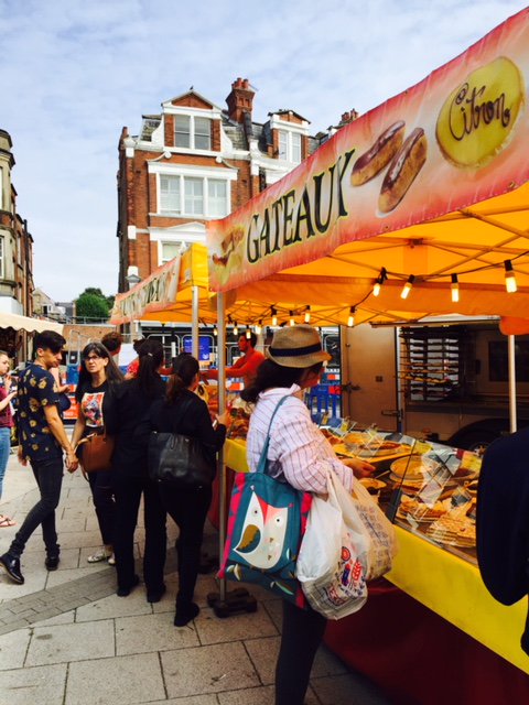 VibeMarket's tweet photo. Join us in St James Square #Muswellhill for a taste of #France this weekend! The French Market is back Sat 28 and Sun 29 April outside @planetorganicuk. Don't miss your chance to stock up on  #bread #cheese #sausages #olives  #garlic and more! https://t.co/YWjTtDhMbA