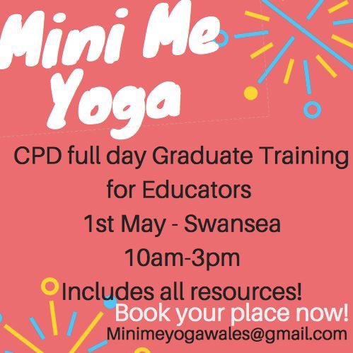 minimeyogawales's tweet photo. CPD accredited training for anyone who works with children or has them at home and would like to learn yoga, mindfulness and positive thinking! Small group training in Swansea. Learn all 4 MMY programmes in one day! £275 per person includes all resources! https://t.co/IWV6X9whkX