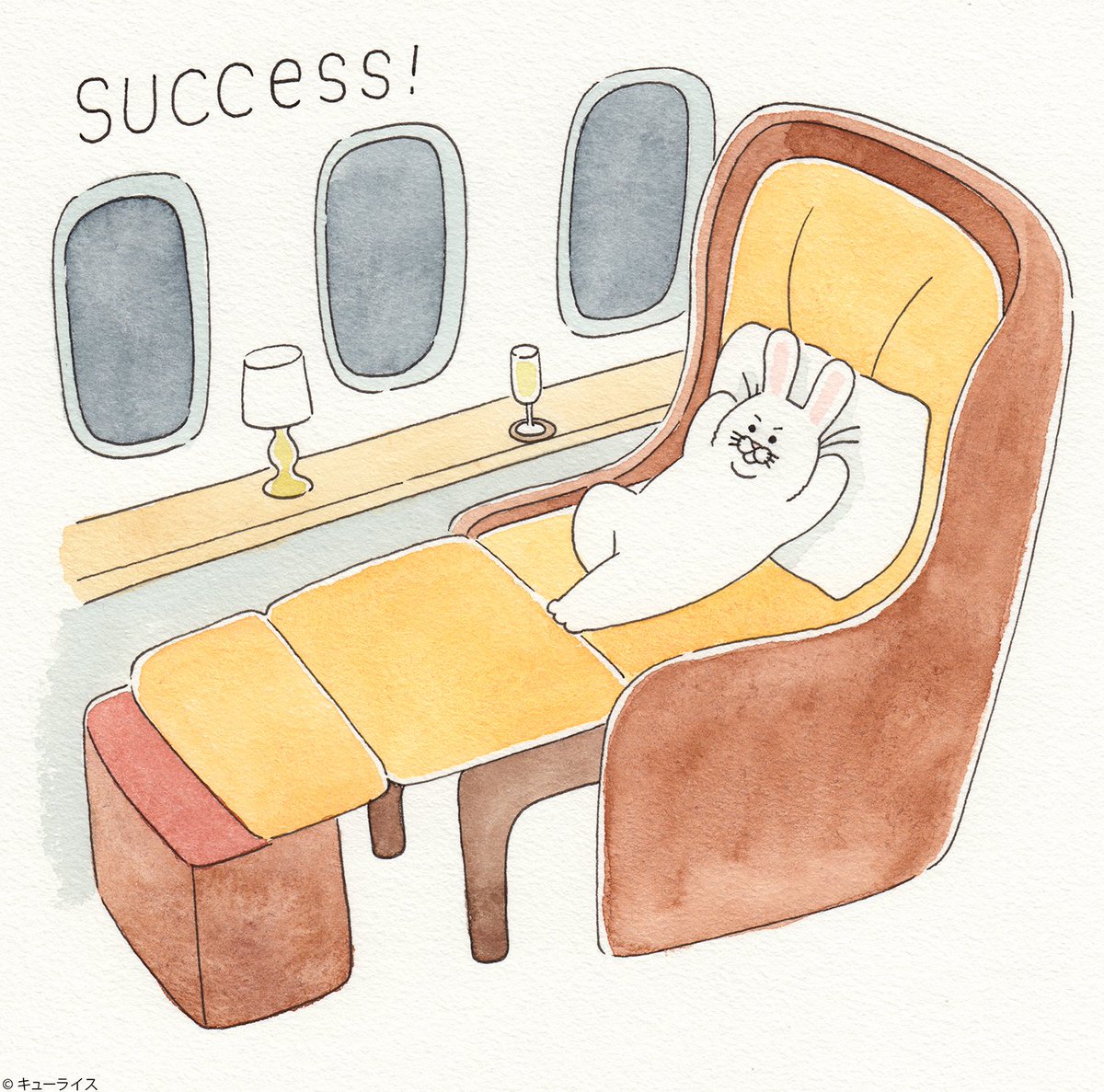 4コマ漫画ネコノヒー「飛行機の夜」/Night of the airplane　https://t.co/X4HEA1kvYR　　　4月27日単行本「ネコノヒー2」発売→ 