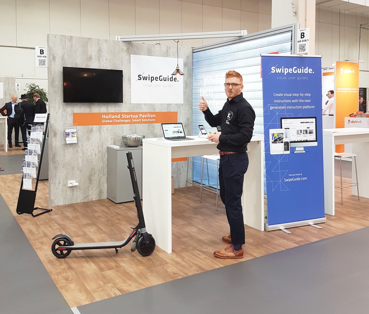 Everything is ready! We are at <a href="/hannover_messe/">HANNOVER MESSE</a>! We rock the world of #instructions!

#HM18 
#HannoverMesse2018
#Industry40