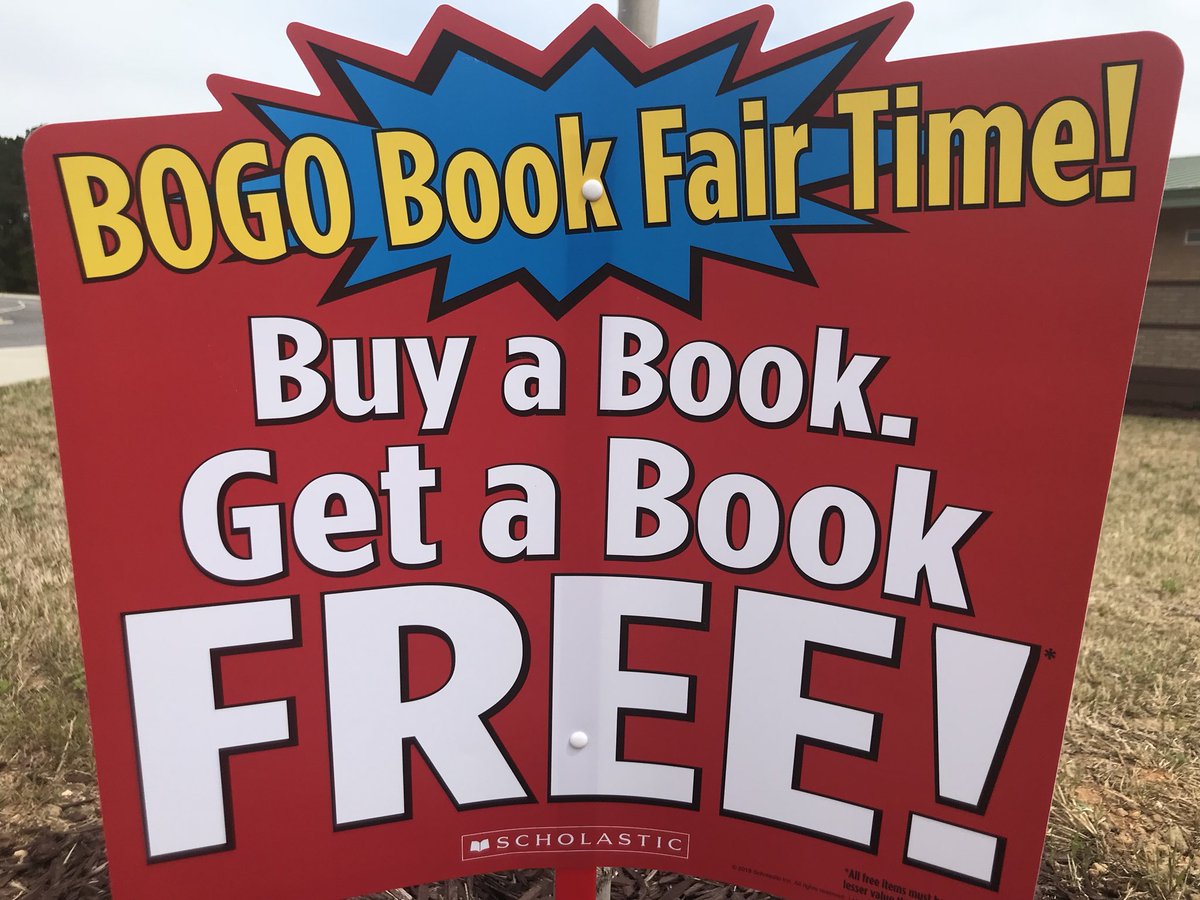 SwiftCreekMS's tweet image. Don’t forget we have Book Fair all week this week!  Come stock up with the BOGO sale for your summer reading! #Wolveslovetoread