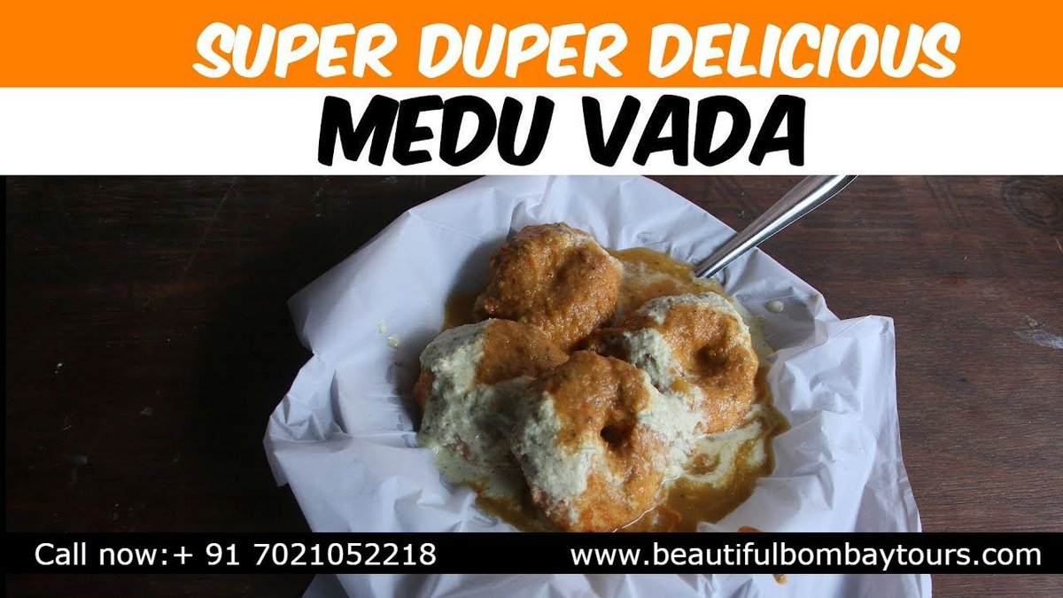 BombayTours's tweet photo. Mumbai offers you Street Food called #MenduVada from Beautiful Bombay Tours Everyone Should Try.

Call for Booking Now :- + 91 7021052218

Book a Street Food tour only on:-
https://t.co/iVL2XBrFR0

#FoodLover #StreetFood #Mumbaikars #Tours #VegSnack https://t.co/GLIKeTaaJP