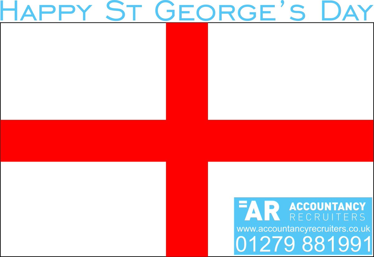 AccountancyR's tweet photo. Happy St Georges Day 2018 https://t.co/Q8rC1931nd