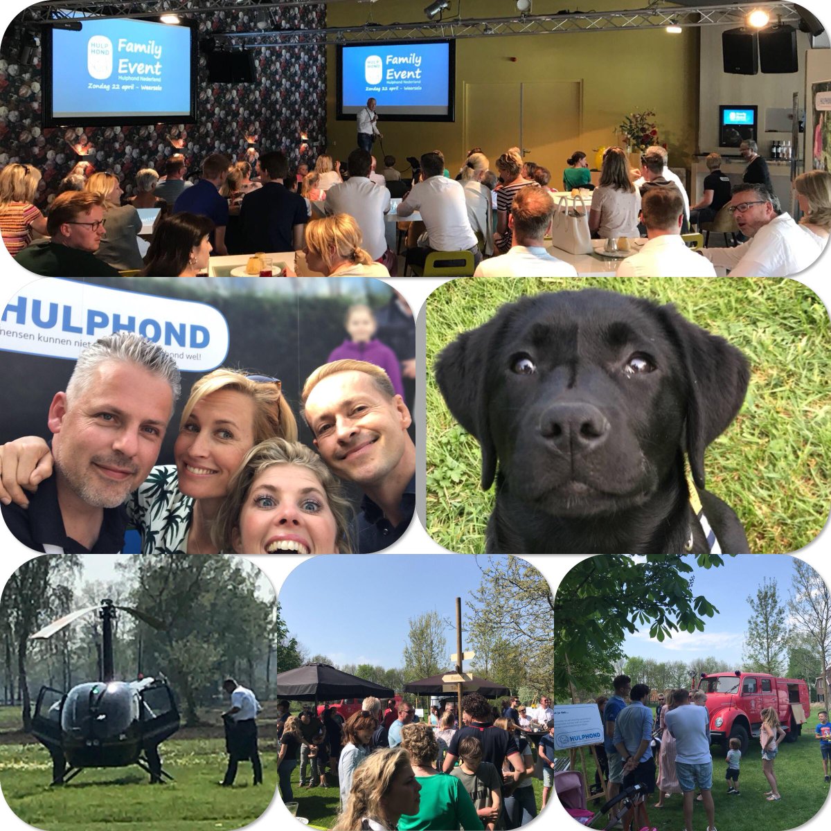 EventCreators's tweet photo. Samen met @HulphondNL organiseerden wij een indrukwekkend Family Event. De gasten konden met eigen ogen de bijzondere bijdrage aanschouwen die hulphonden leveren aan de levenskwaliteit van mensen met een fysieke of geestelijke hulpvraag.
#sponsorevent #ookeventcreators #topdag https://t.co/OwiIM04AiP