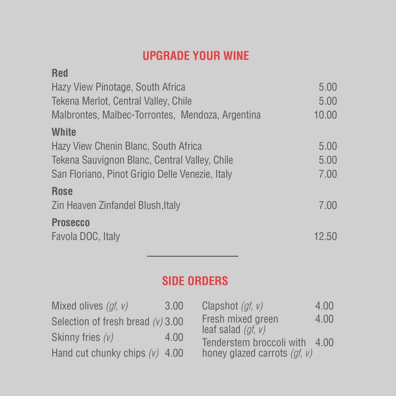 Mondays at Ardnamurchan wouldn't be the same without a lovely juicy steak and a bottle of wine... Take a peek at our selection if you fancy upgrading your wine to something a little more special!