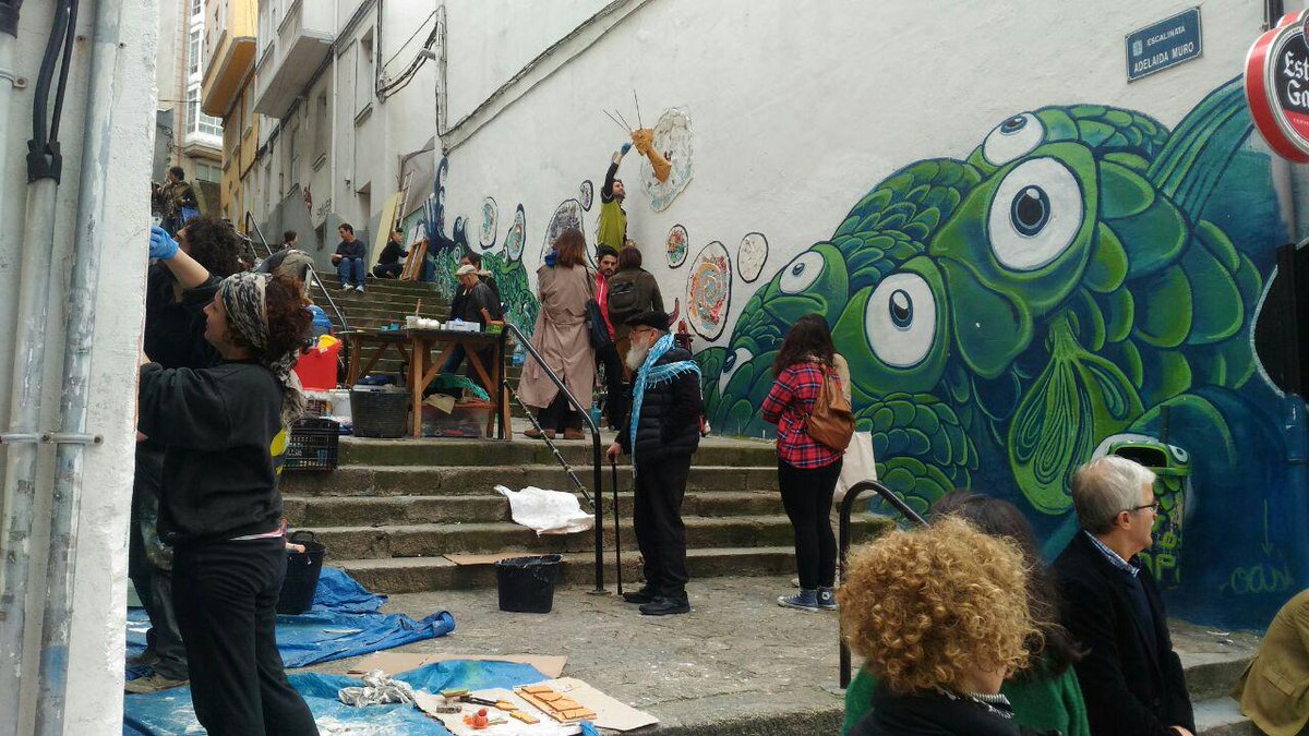 corunaparticipa's tweet photo. A pasada fin de semana @oasiscoruna mobilizou a veciñanza do barrio e tomou a rúa para humanizar o espazo público. Os proxectos e comunidades activadas polo #CoLabCoruna seguen a transformar A Coruña! https://t.co/B7muUX6ynb
