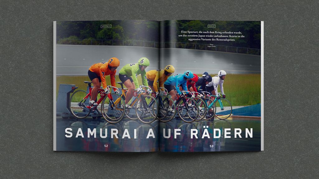 NoSports's tweet photo. Eine Sportart, die nach dem Krieg erfunden wurde, um das zerstörte Japan wieder aufzubauen: Keirin ist die aggressive Variante des Rennradsprints. Die japanischen Kampfsprinter spülen ordentlich Geld in die Staatskasse. Die besten Bilder jetzt in der neuen NoSports. https://t.co/lcnq5573HT