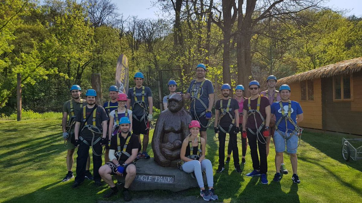 sferk's tweet photo. exciting times climbing trees with my fellow #Runecasters #JunglePark https://t.co/wH42mhMgx6