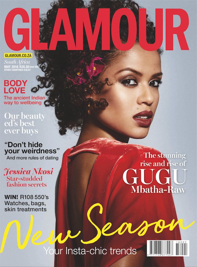 GLAMOUR_sa's tweet image. We're so excited to have @gugumbatharaw as our cover star 💞! Grab a copy of our #MayIssue and get to know more about the rising star ✨✨. Issue available on all newsstands 💋💋.