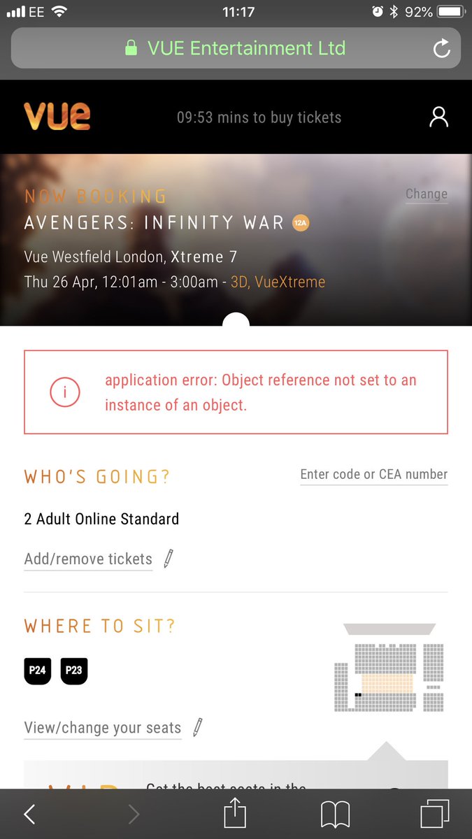 EMSM2's tweet photo. .@vuecinemas no matter how hard I try you don’t want my money... I@possible to buy a ticket for this... https://t.co/IHmtYM8rPi