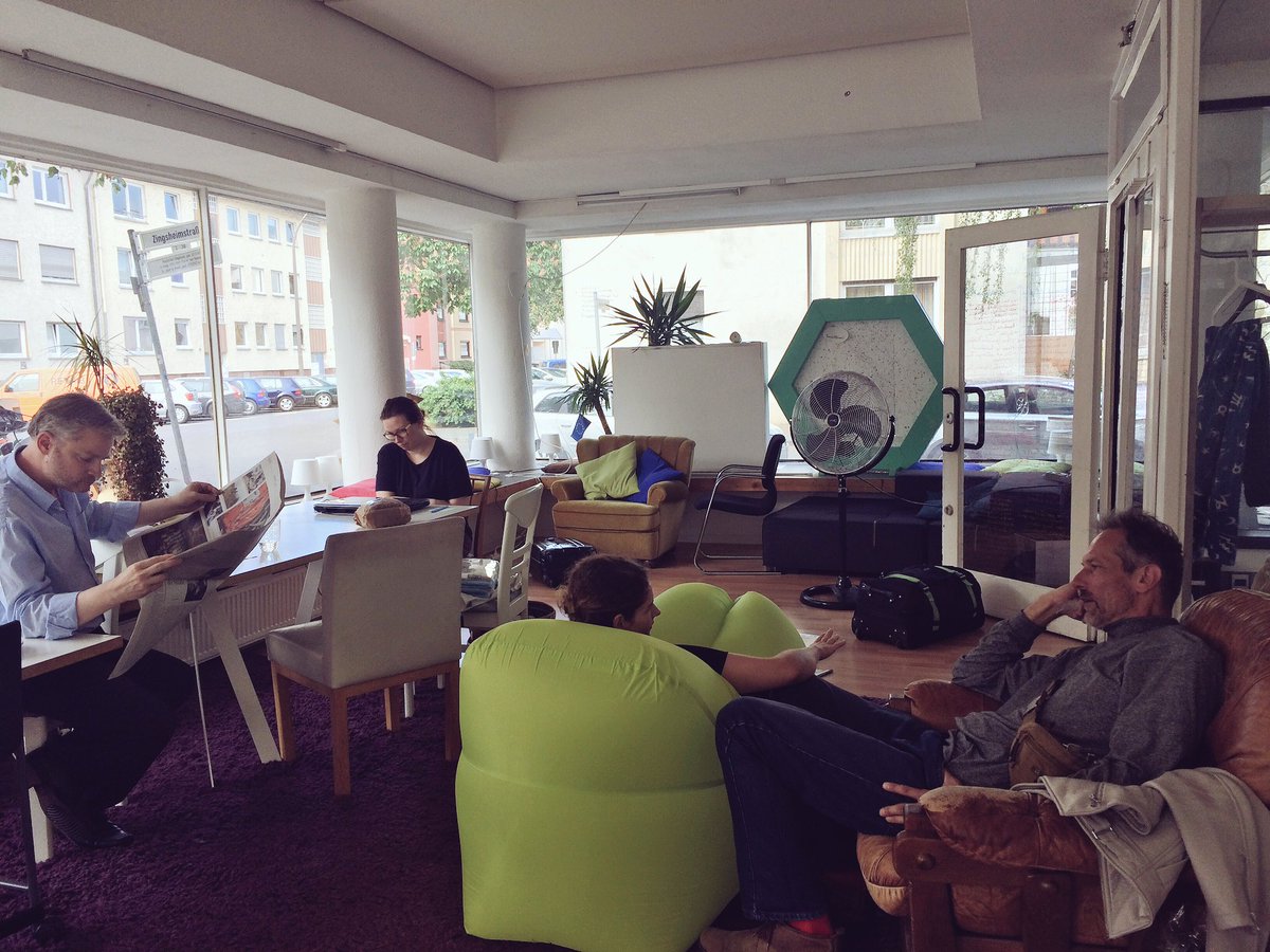 BonnLAB's tweet photo. Home sweet #home.

@KAINGAcommunity time at #BonnLAB with @janine_hesse @joscchh &amp; @JuliaSchaefer24.
#COtime is time for exchange, #collaboration, #cocreation &amp; #coworking.

Join us every Monday 10am - 1pm and Tuesday's 10am - 5pm. https://t.co/A7aTBZBt7p