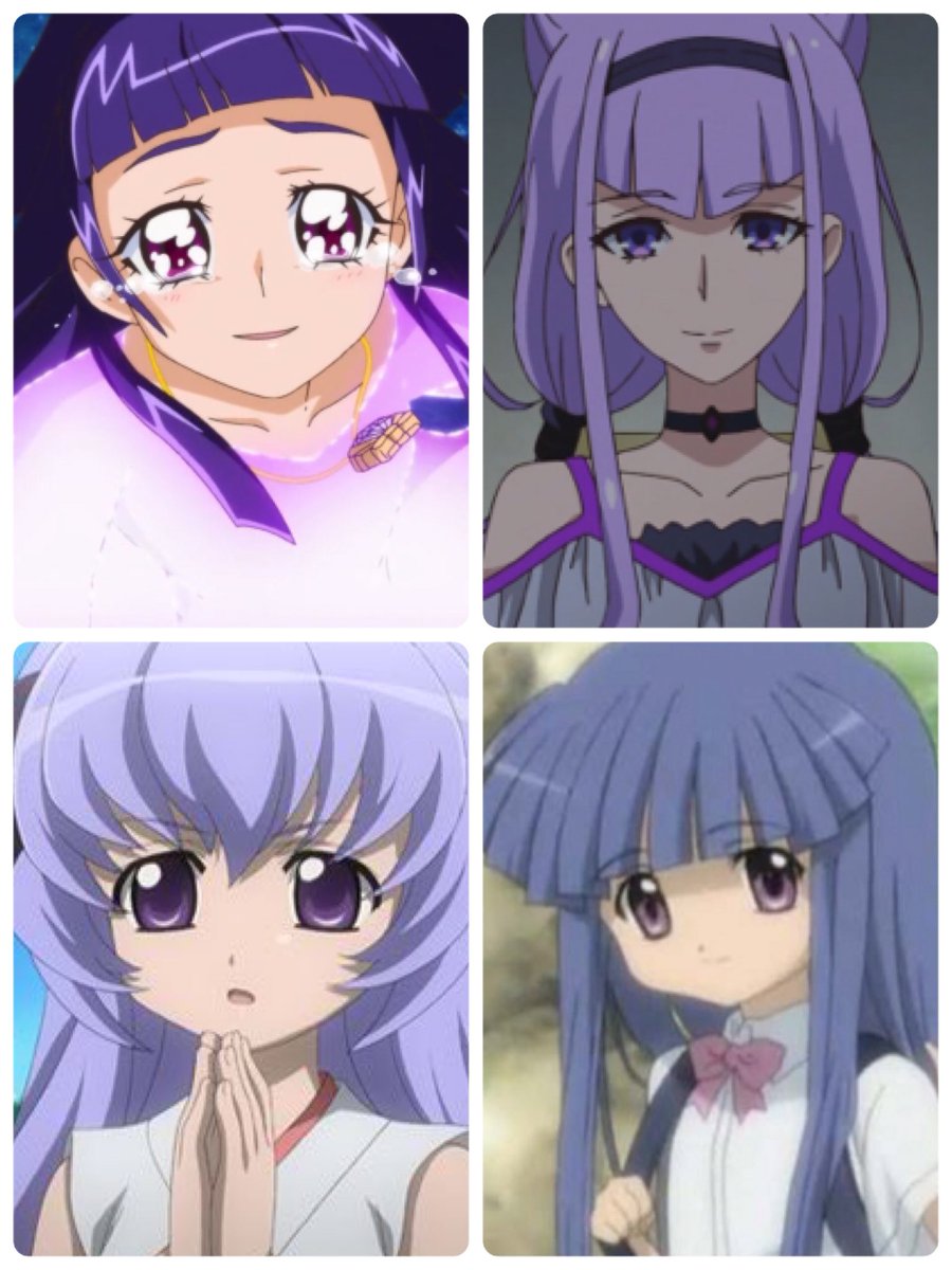 髪型と神の色が見事に逆転 #堀江由衣 #田村ゆかり #ひぐらしのなく頃に