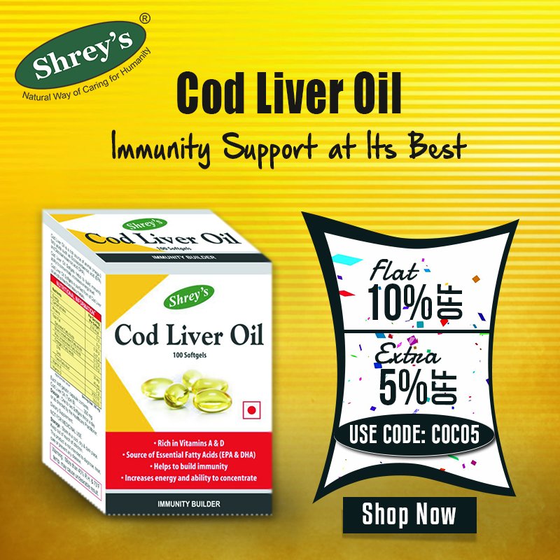 shreyherbals's tweet photo. Shrey’s Cod Liver Oil
Shop now at https://t.co/YsCoUglsaD
#Immunity #immunitybuilder #codliveroil #epa #dha #omega3 #vitamins #multivitamins #vitamina #vitamind #shreys https://t.co/hFk7pFowjH