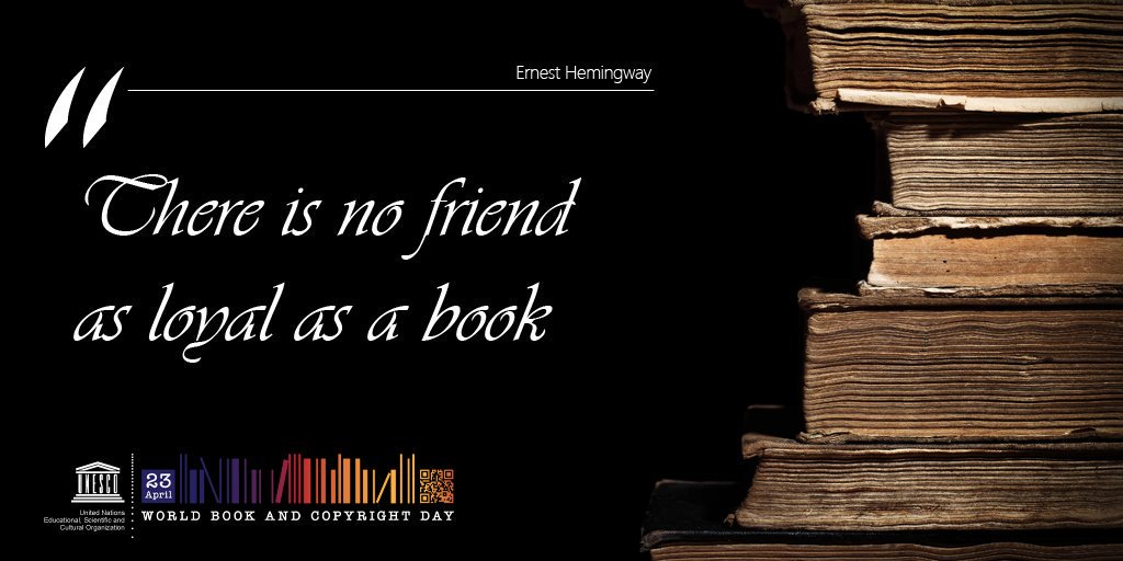 UNESCO's tweet photo. Why are books important for you? 

Happy World Book &amp; Copyright Day!

https://t.co/MjMQG6JGxW #WorldBookDay📚 https://t.co/OSfyBdS5sL