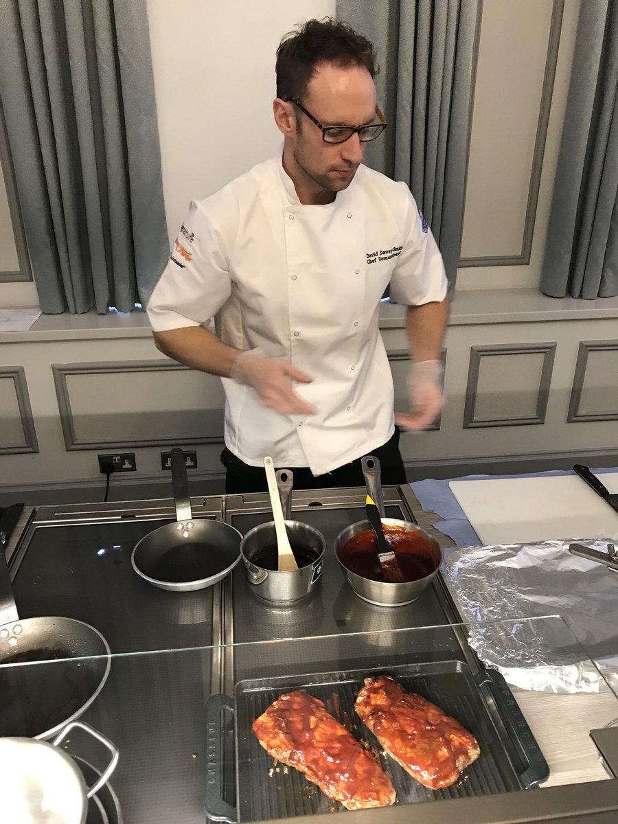 cliftonfood's tweet photo. BBQ Dorset cross lamb belly sous vide by Chef @davey_ds at today’s #Clifton and @SignatureFSE cooking event. DELICIOUS! https://t.co/0i7j98kWq5