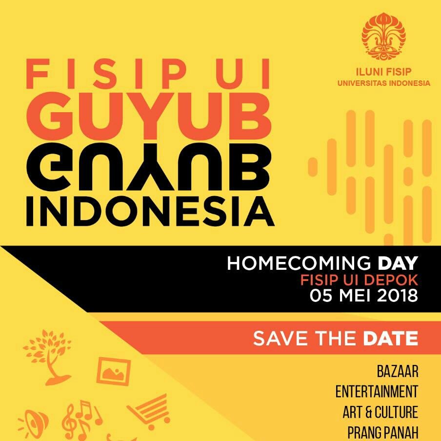 iluni_fisipui's tweet photo. #NewProfilePic 
Mengundang semua alumni FISIP UI......mulai dari demit @SoundOfYogi hingga om @eep_saefullah ...dari @radityadika  hingga Om @Ttomagola ...

Terima kasih... https://t.co/oJxp08nu6I