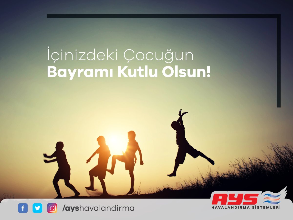 İçinizdeki Çocuğun Bayramı Kutlu Olsun!
#23NisanKutluOlsun #Yaşasın23Nisan