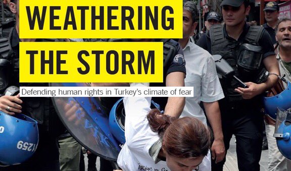 amnestypress's tweet photo. Everyone knows that #Turkey is now the world's biggest jailer of journalists.

Everyone knows human rights defenders like #TanerKilic are in jail.

But this week @amnesty's new report (out 26/4) reveals the devastating impact the crackdown has had on all aspects of civil society. https://t.co/wVaGkshKba