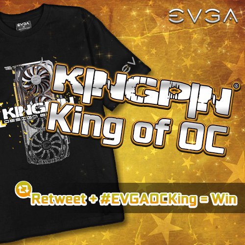 TEAMEVGAUK's tweet image. 【4 Days Only! Win a K|NGP|N T-shirt】

Retweet &amp;amp; Leave a Comment with the Hashtag #EVGAOCKing for your chance to Win a Limited Edition K|NGP|N T-shirt!