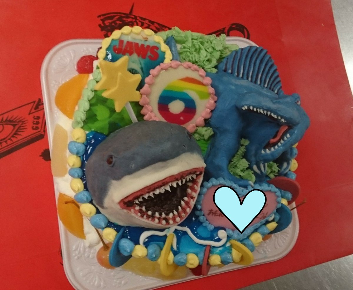 Twitter पर ケーキのはりまや ケーキのはりまやです ご注文ありがとうございました 立体ケーキ ジョーズ 恐竜 Usj Jaws ケーキのはりまや 検索