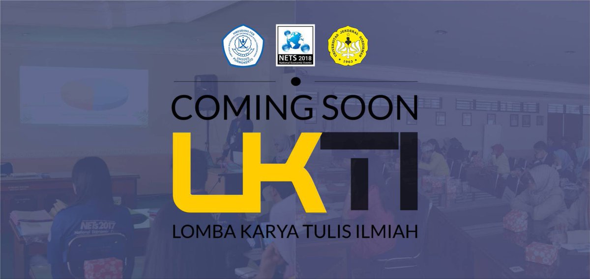 NETsUNSOED_'s tweet image. Hallo guys LKTI nets unsoed ada lagi nih, ayo persiapkan tim kamu, kira-kira apa ya temanya? Hmmm. Stay tune terus ya guysss 😀😙
.
.
.
#karyatulisilmiah
#ekonomipembangunan
#netsunsoed
#lombaktinasional
#kttinasional